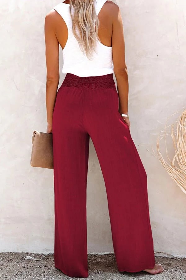 Chic high-waisted pants for women, offering comfortable fit & elegant style for modern fashion.