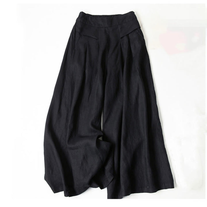 Spring fashion women's high-waisted wide-leg trousers, relaxed for ultimate comfort.