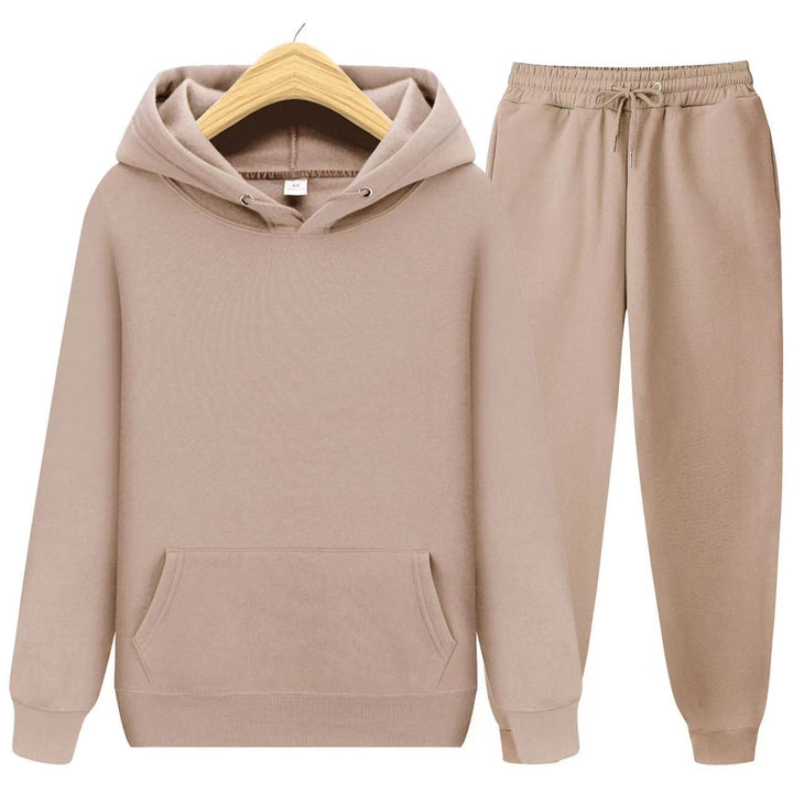 Everyday women's apparel set featuring a warm hooded sweatshirt and comfy jogger pants.
