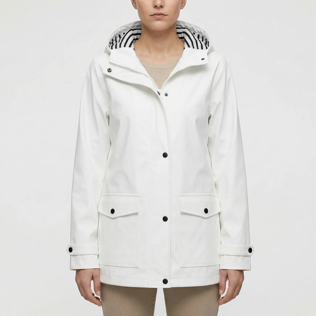 Women's activewear hooded jacket for adventures: waterproof, breathable, and designed for ultimate freedom.