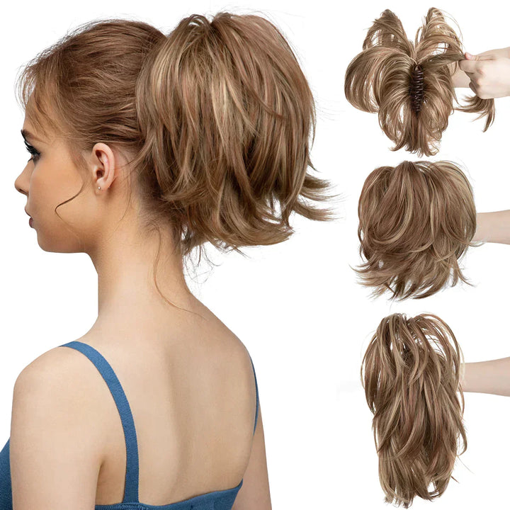 Women's Instant Volume Ponytail Hair Extension for a fuller, longer look.