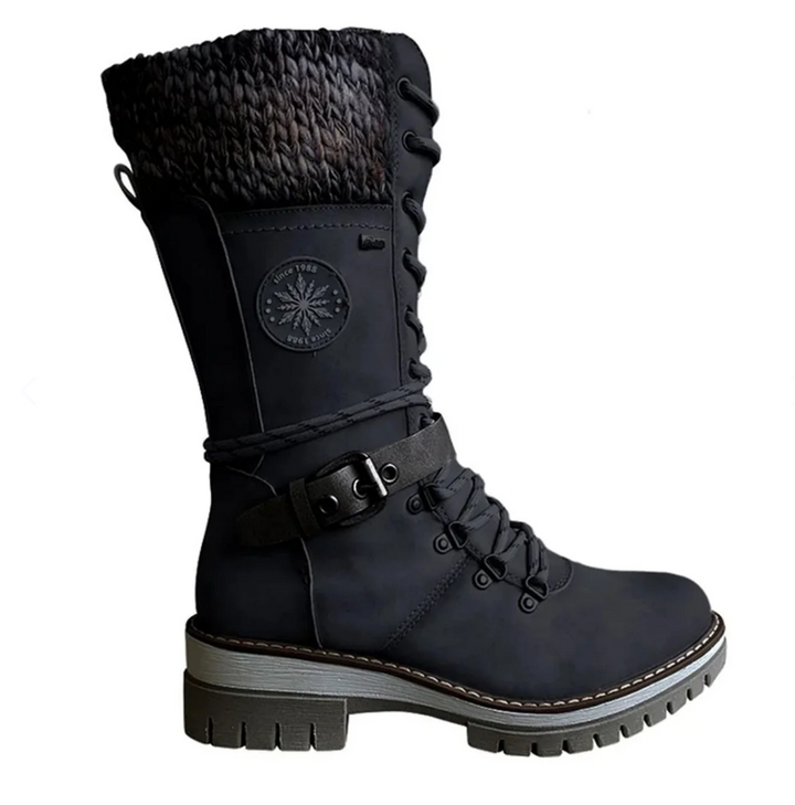Non-slip women's winter boots, insulated, cozy & waterproof for ultimate warmth.