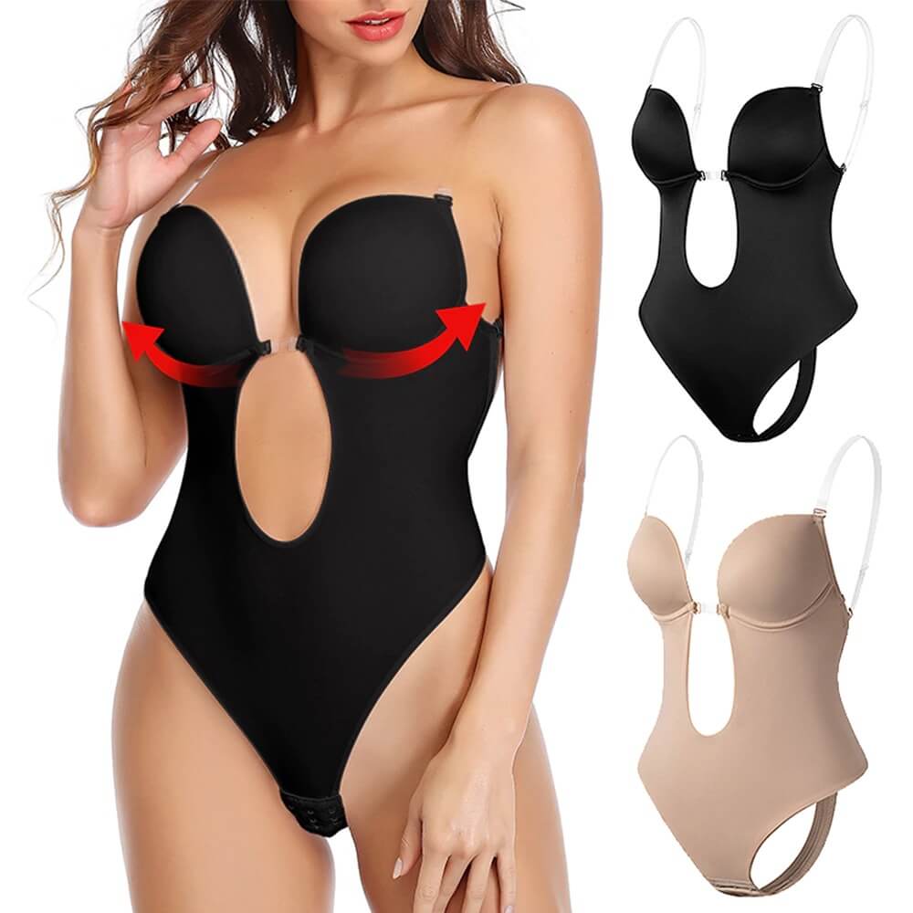 Women's invisible backless shapewear bodysuit for smooth, flawless style.