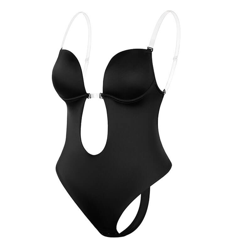 Versatile women's invisible backless shapewear bodysuit, ideal for any outfit.