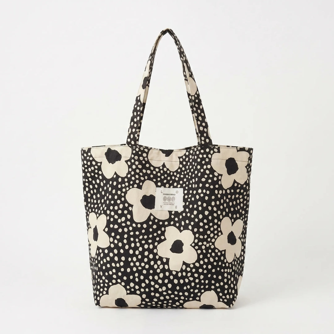 Colorful floral print shoulder tote bag for women, a stylish summer fashion accessory.