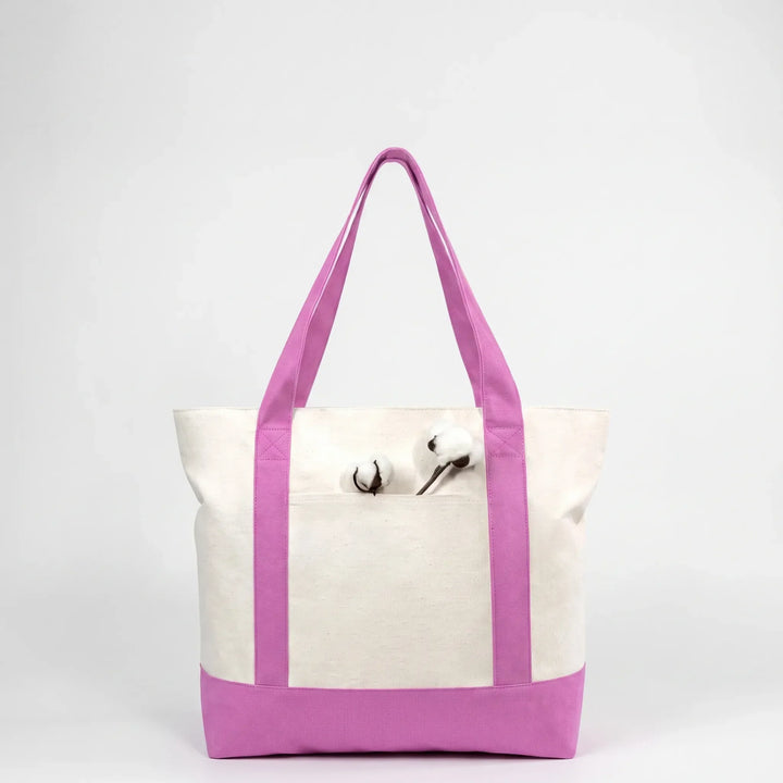Versatile large zip tote for women. A durable and spacious shoulder bag, great for travel or daily use.
