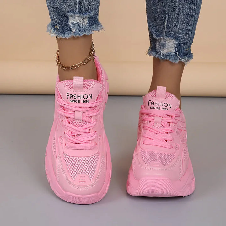Comfortable breathable walking shoes for women, lightweight design for all-day wear and athletic activities.