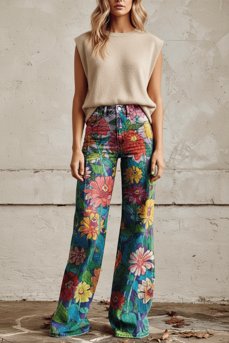 Women's breathable denim, lightweight with a baggy, relaxed fit for all-day comfort.