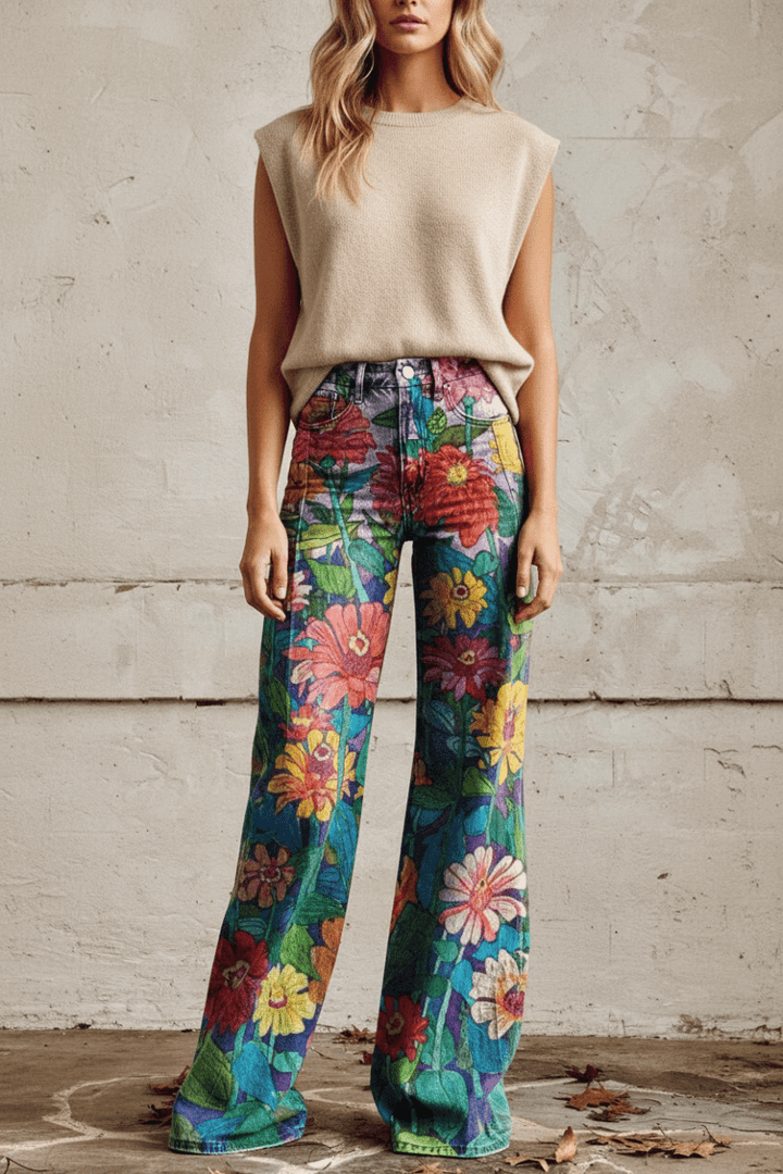Women's breathable denim, lightweight with a baggy, relaxed fit for all-day comfort.