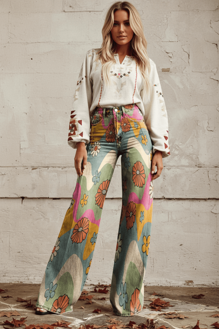 Women's breathable jeans, lightweight denim with a relaxed fit for comfortable everyday wear.