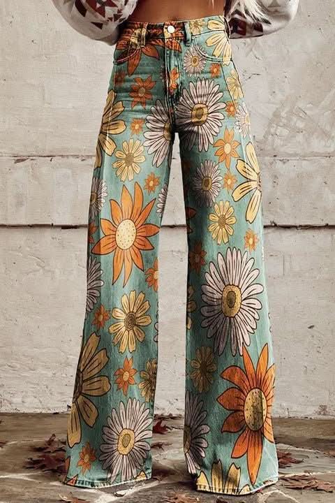 Breathable women's jeans, lightweight with a relaxed fit for comfortable summer bottoms.