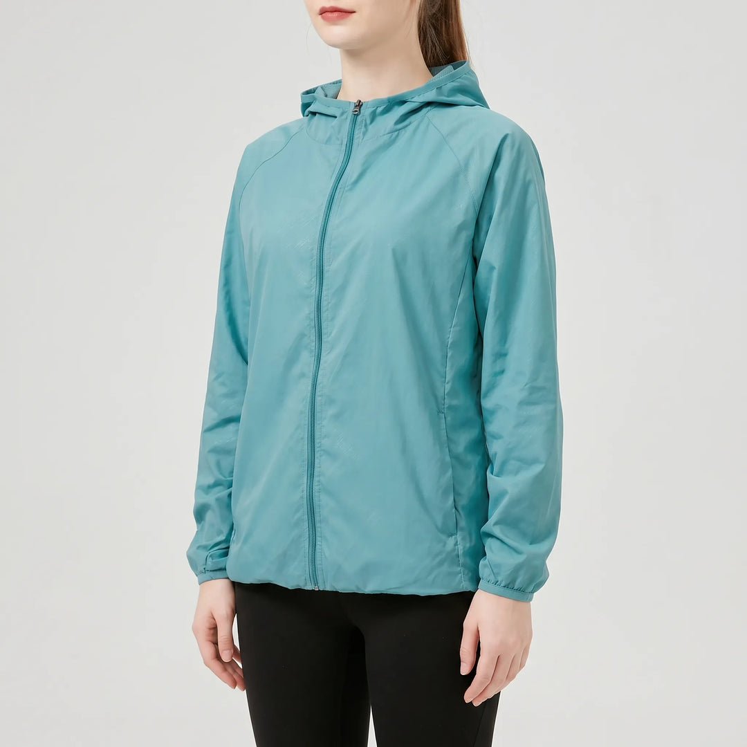 Casual women's lightweight hooded jacket. Comfortable activewear, also suitable for daily use & light outdoor.