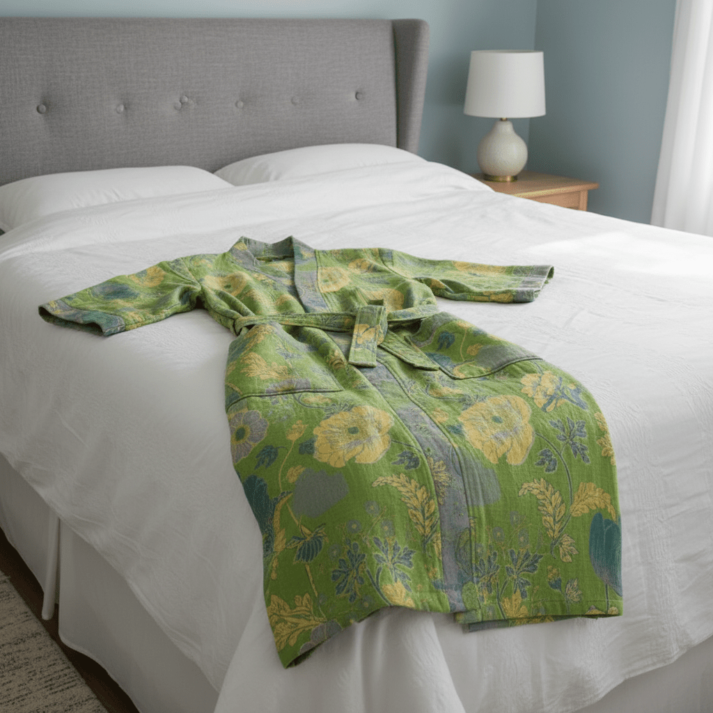 Soft, lightweight women's kimono robe for relaxed comfort & style; a chic home essential.