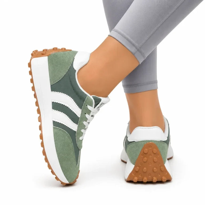 Women's lightweight trainers, orthopedic comfort footwear with advanced arch support.