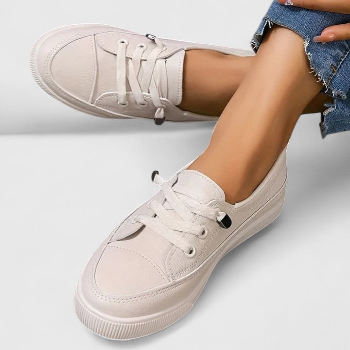 Stylish women's lightweight walking shoes, orthopedic design with breathable support for active daily comfort.