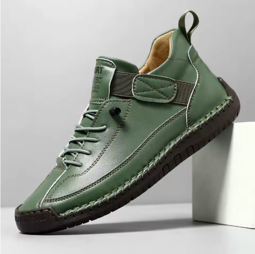 Brown women's comfortable slip-on daily trainers, with shock-absorbing features for active wear.