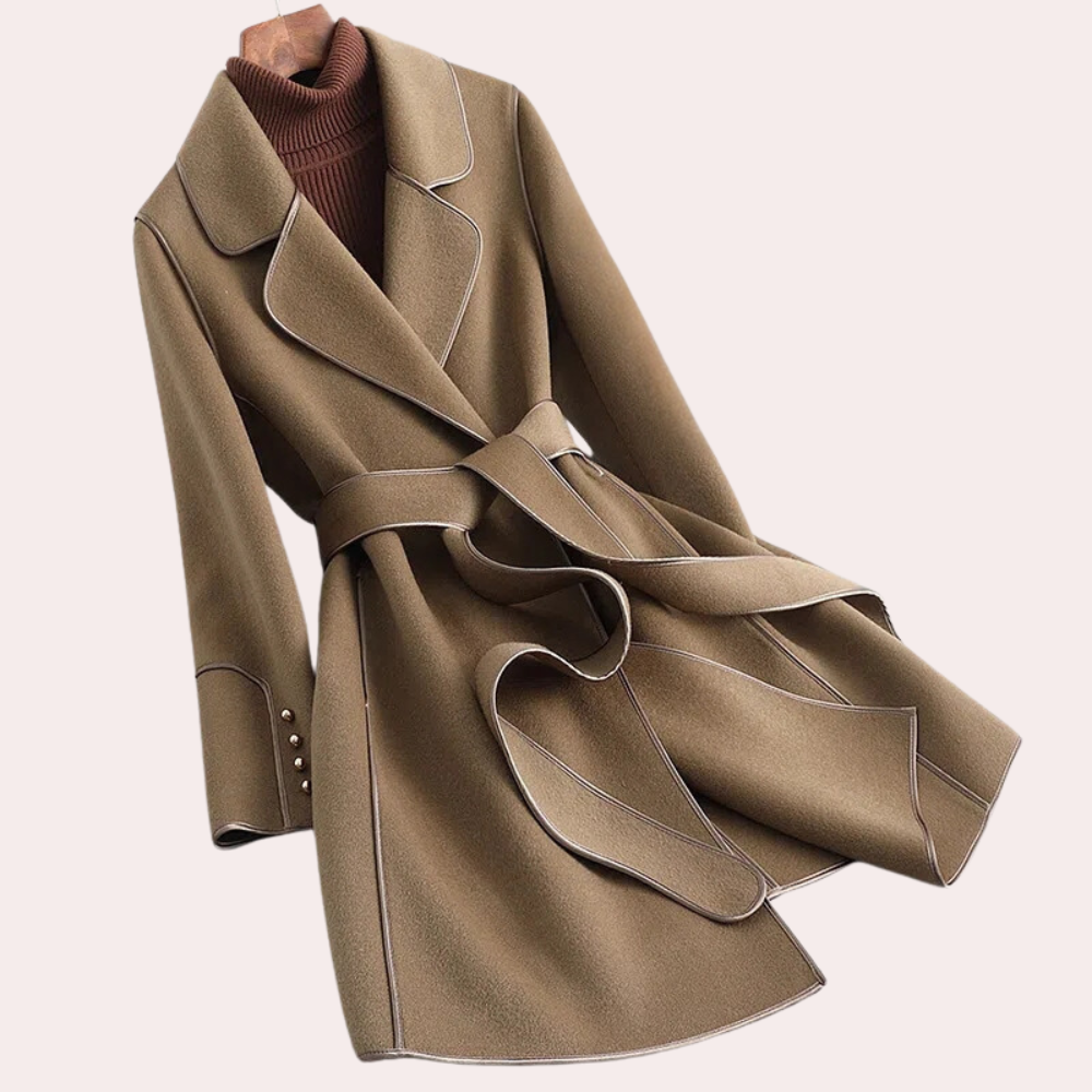 Elegant women's lightweight trench coat, versatile for chic casual outfits and sophisticated evening wear.