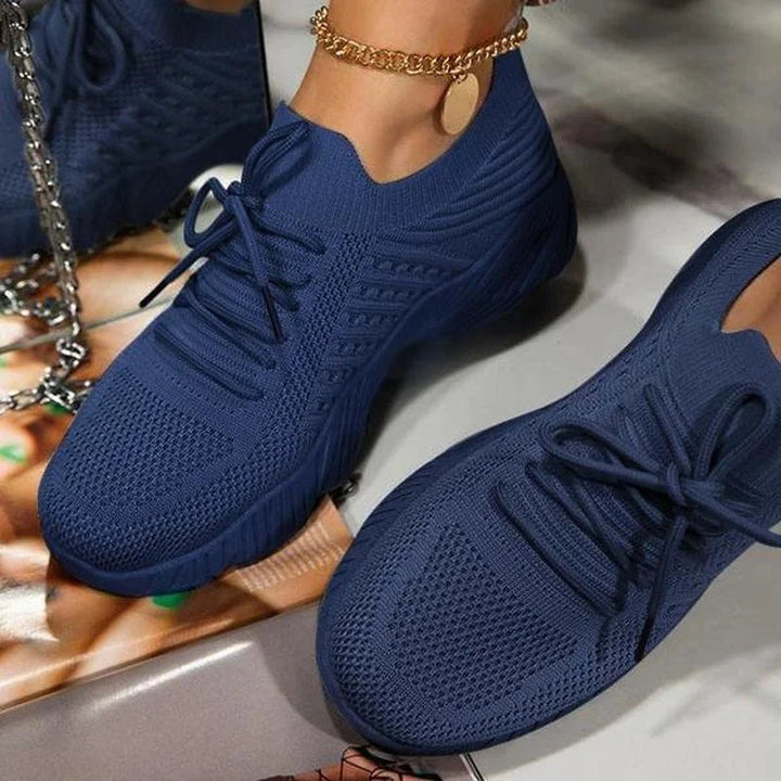 Walk with ease in these women's lightweight, breathable, non-slip athletic sneakers, perfect for daily wear.