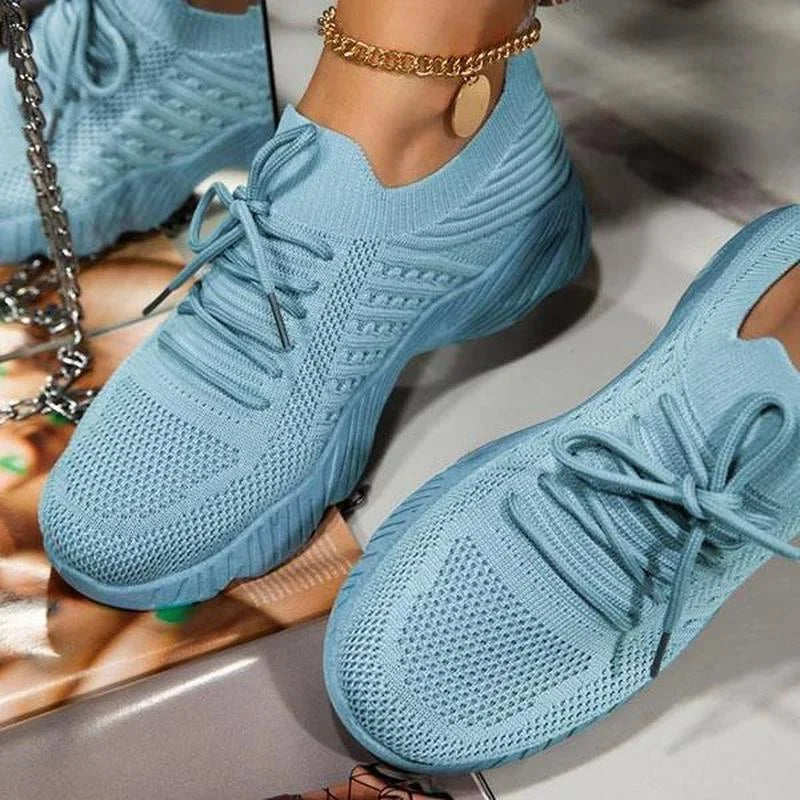 Women's casual walking sneakers, featuring a breathable design, lightweight feel, and non-slip grip.