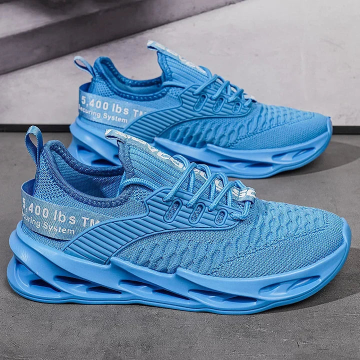 Breathable women's walking sneakers, featuring lightweight construction and a flexible sole for active comfort.