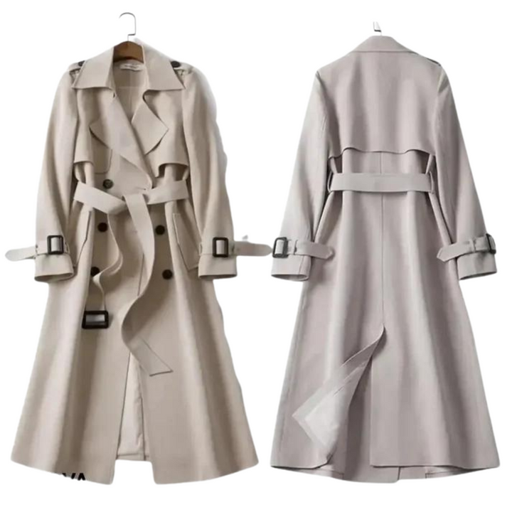 Cozy women's padded mid-length jacket, ideal casual outerwear for fall fashion and winter warmth.