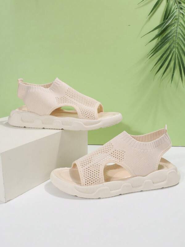Easy slip-on women's open toe platform sandals, light & comfy for warm weather outings.