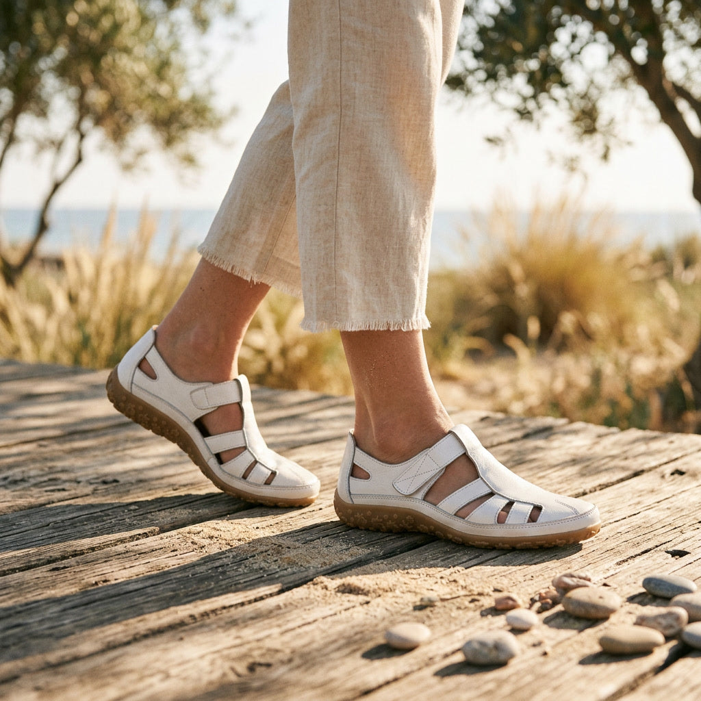 Non-slip women's sandals, perfect for summer casual footwear, offering excellent comfort.