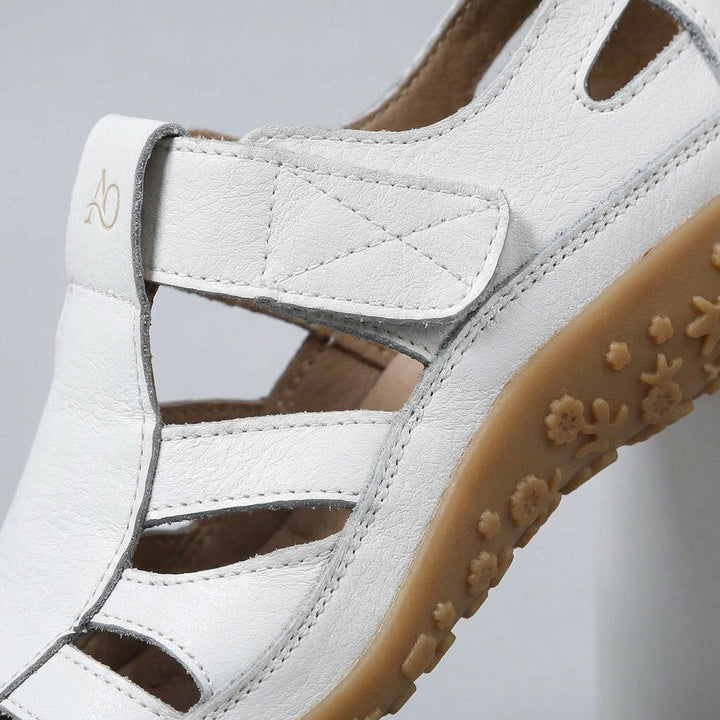 Orthopaedic slip-on sandals, offering superior foot support and lightweight comfort for women.