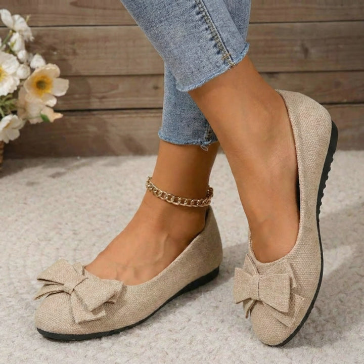 Everyday women's wide fit orthopaedic flats, comfortable and supportive ballet footwear.