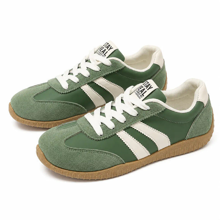 Women's orthopaedic wide fit trainers with arch support for comfort & daily wear.