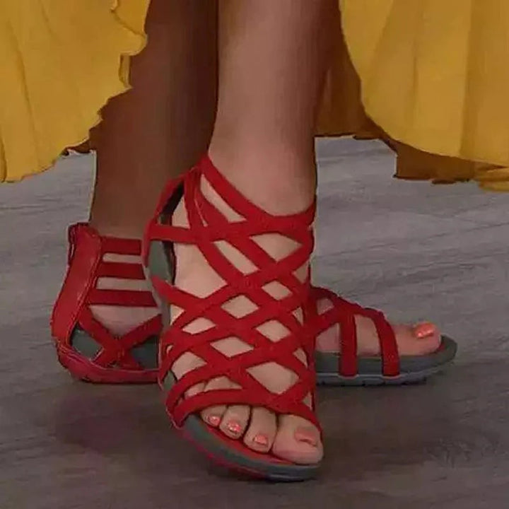 Women's orthopedic adjustable sandals for summer comfort & daily wear, offering excellent foot support.