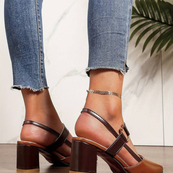 Versatile women's block heels: orthopedic, comfortable, pointed-toe. Perfect dress, work, & everyday fashion heels.