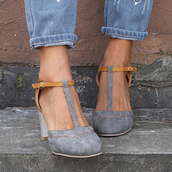 Elegant women's comfort heels with ergonomic design, offering arch support for all-day wear.