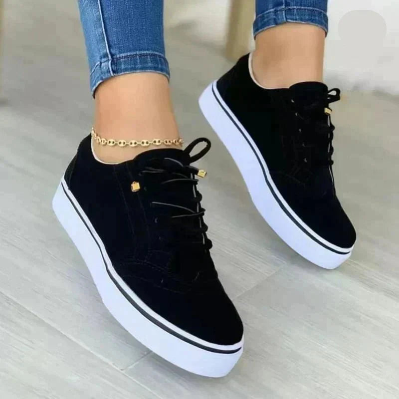 Lightweight orthopedic platform walking shoes for women, offering superior comfort & trendy style.