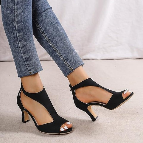 Stylish women's orthopedic high heels, engineered with cushioning for ultimate comfort and support.