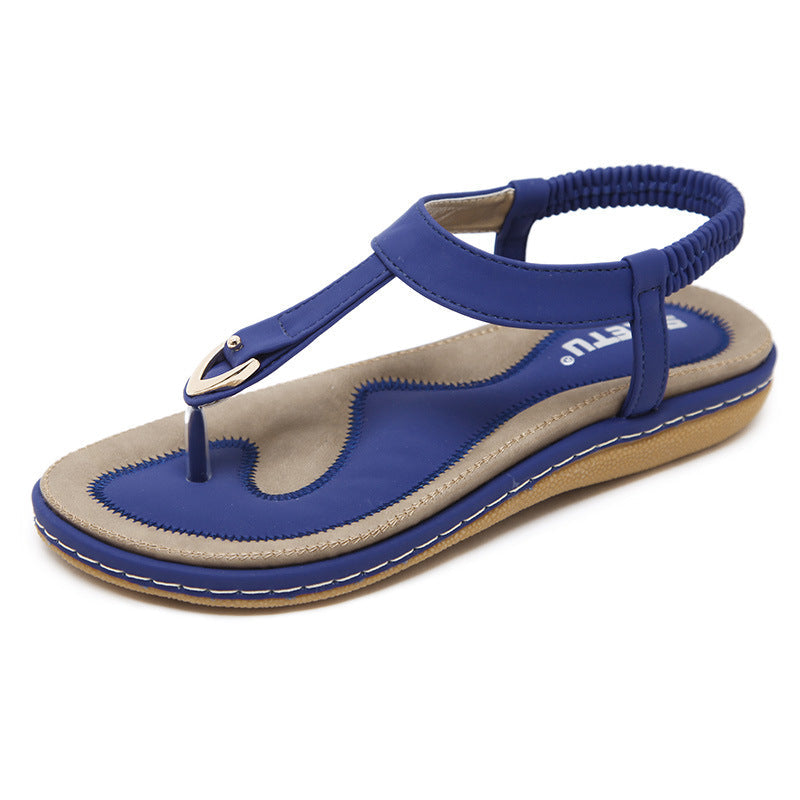 Women's orthopedic flat sandals with arch support, designed for comfortable daily wear and foot relief.