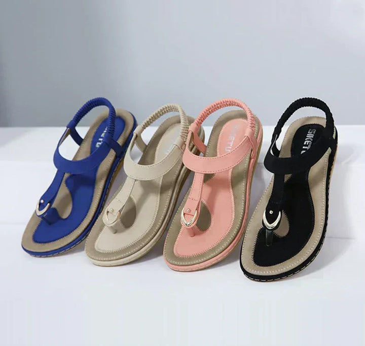 Women's comfortable walking sandals, orthopedic design with arch support for daily wear and foot relief.