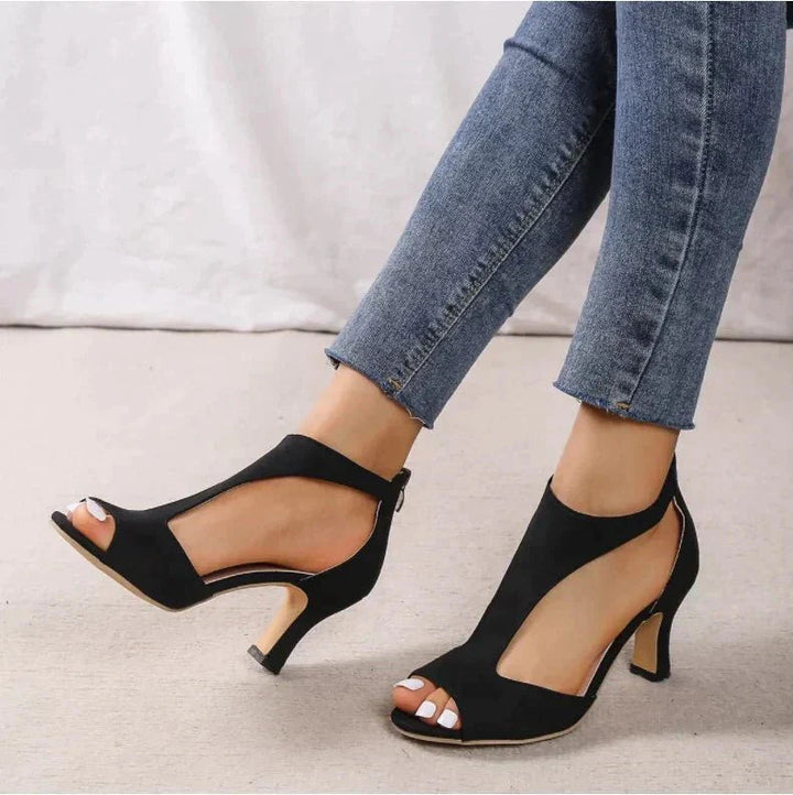 Fashionable women's orthopedic high heel shoes offering all-day comfort and elegant style.