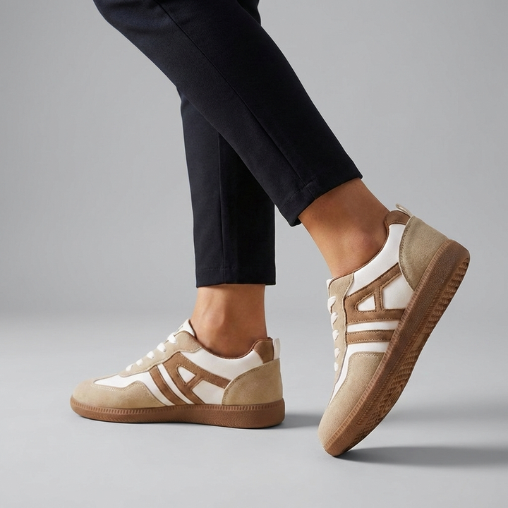 Women's orthopedic low-top comfort sneakers with supportive design, perfect for walking, everyday wear & travel.