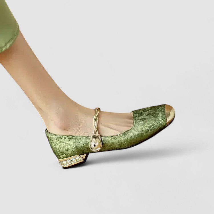 Women's comfort Mary Jane shoes, orthopedic support, low block heel, and buckle strap for stylish daily wear.