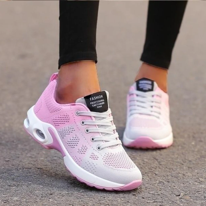 Stylish women's orthopedic running shoes, designed for comfort and pain relief.