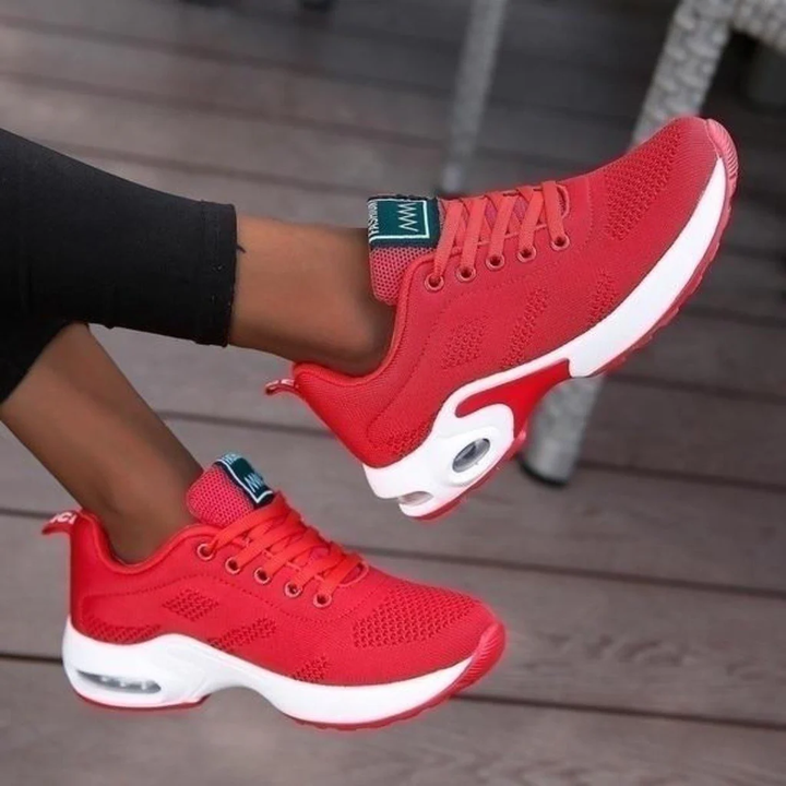 Women's running shoes with orthopedic support, ideal for knee pain, heel spur, & general comfort.