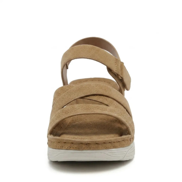 Ergonomic women's sandals: adjustable, arch support, orthopedic design for comfort & daily wear.