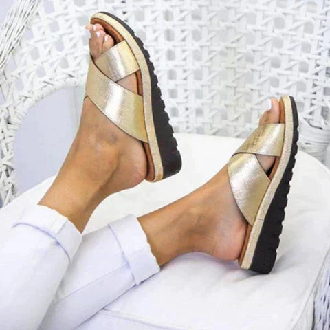 Women's adjustable orthopedic sandals designed for all-day comfort, providing excellent arch and foot support.