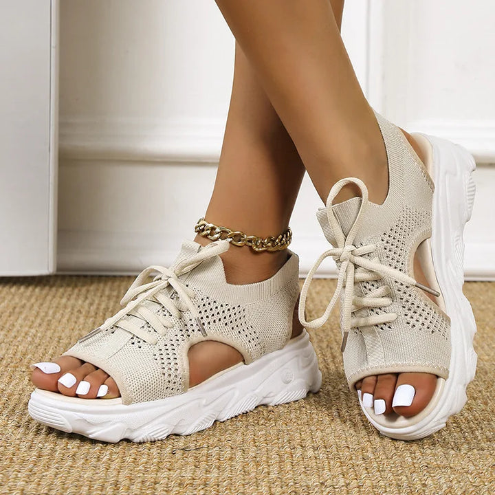 Women's orthopedic sandals with easily adjustable straps for a custom fit & superior arch support.