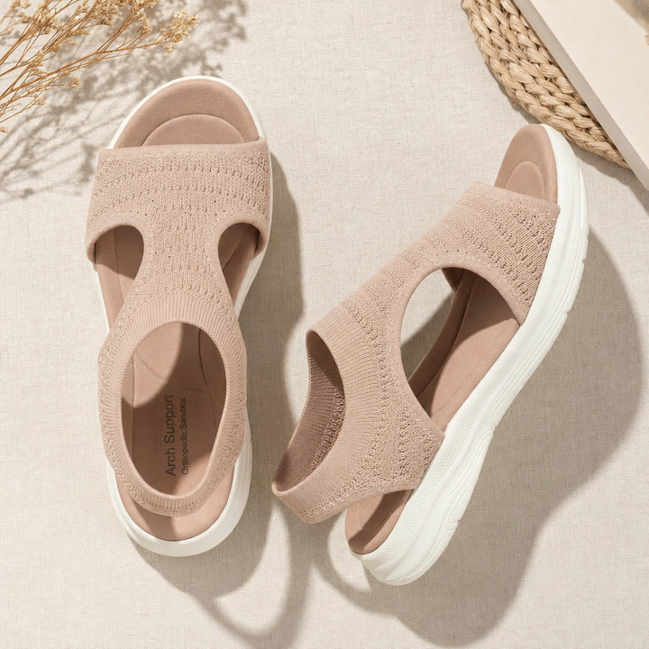 Everyday women's sandals, orthopedic arch support for stability & comfortable walking.