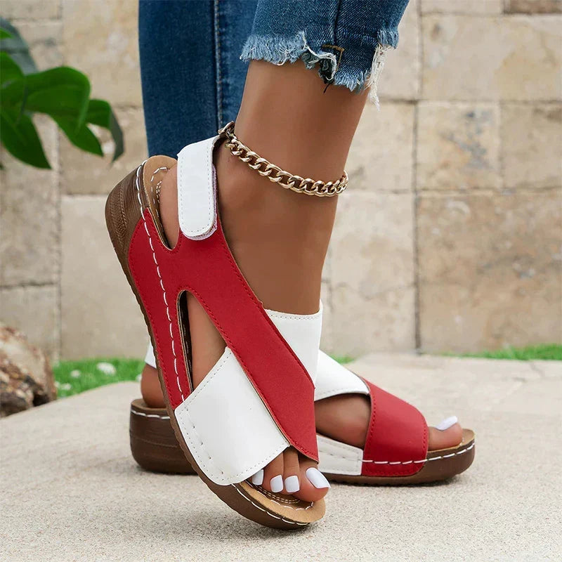 Women's comfortable summer sandals with advanced orthopedic support. Lightweight, ergonomic design for active daily wear.