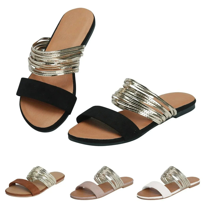 Orthopedic arch support sandals for women, offering cushioned comfort & foot relief.
