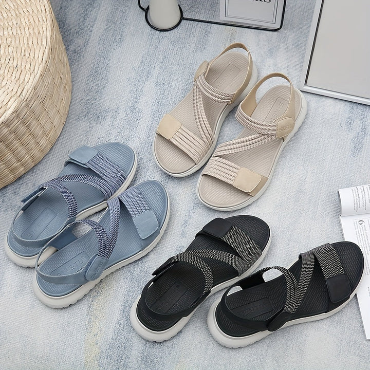 Women's health orthopedic sandals, arch support for plantar fasciitis, comfortable daily wear footwear.