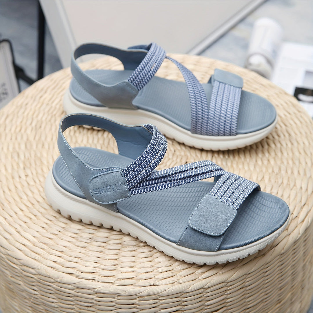 Supportive women's sandals, ideal for plantar fasciitis, offering arch support & foot pain relief.